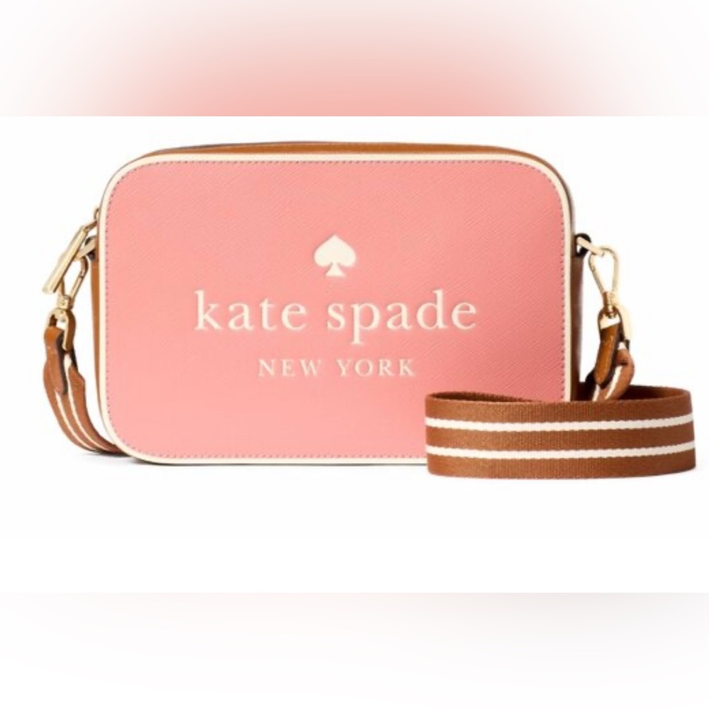 Kate Spade Blush and Terracotta camera bag Crossbody Bag‎